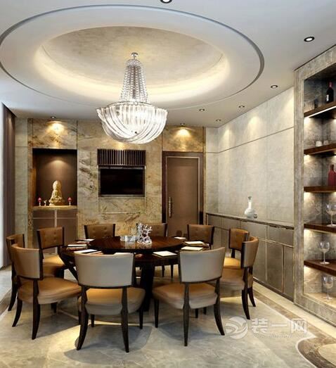 餐厅装吸顶灯还是垂挂灯?11款餐厅灯具装修效果图